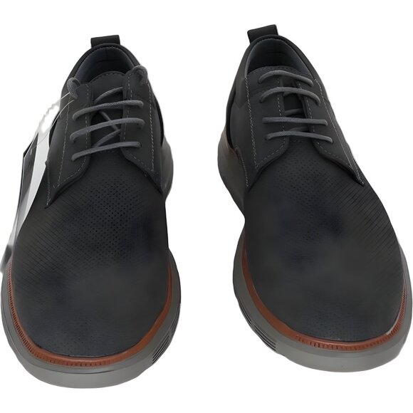 Aston Marc Eglon Oxford Casual Dress Grey Men's US 9M - Picture 5 of 6